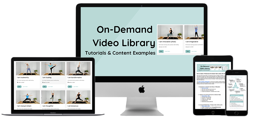 Video Library Course Computer Only MockUp