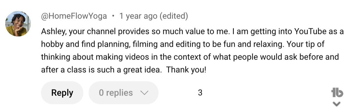 youtube training testimonial 4